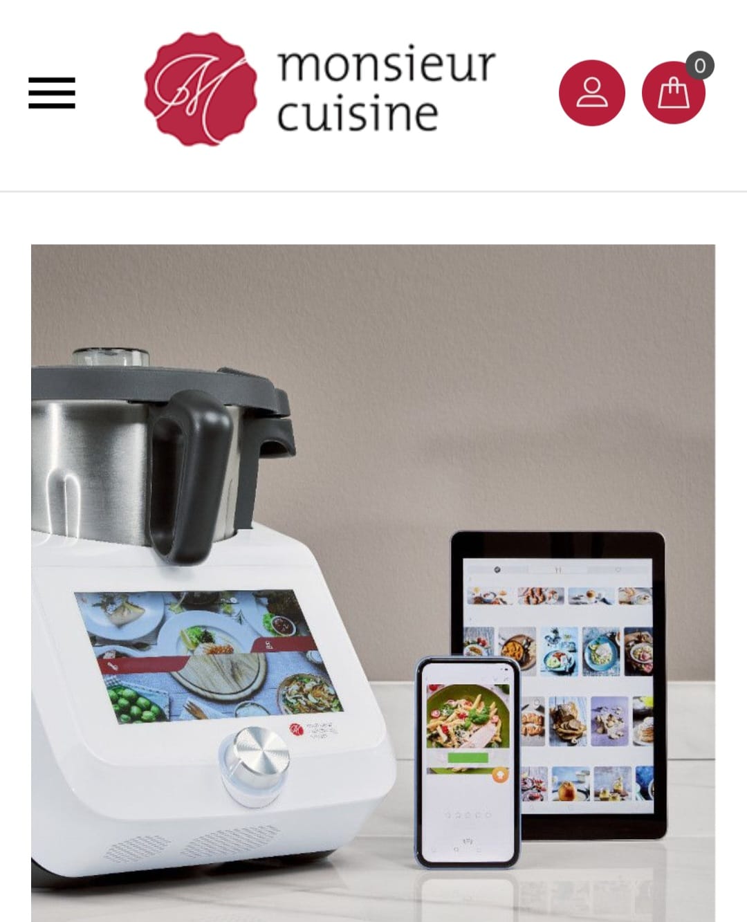 Robot Inteligent de bucătărie SilverCrest Monsieur Cuisine Smart, 1000W, bol 4.5L, WiFi, ecran tactil