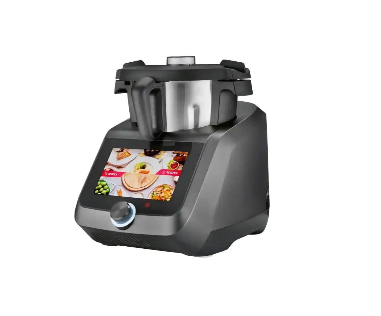 Robot de bucătărie SilverCrest Monsieur Cuisine Smart, 1000W, bol 4.5L, WiFi, ecran tactil