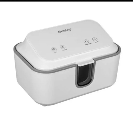Incalzitor Servetele Umede Ruhhy pentru Bebelusi, 3 Trepte Temperatura, Panou Touch LED, Mentinere Umiditate, Capacitate 80 Servetele, Baza Antiderapanta, Alb