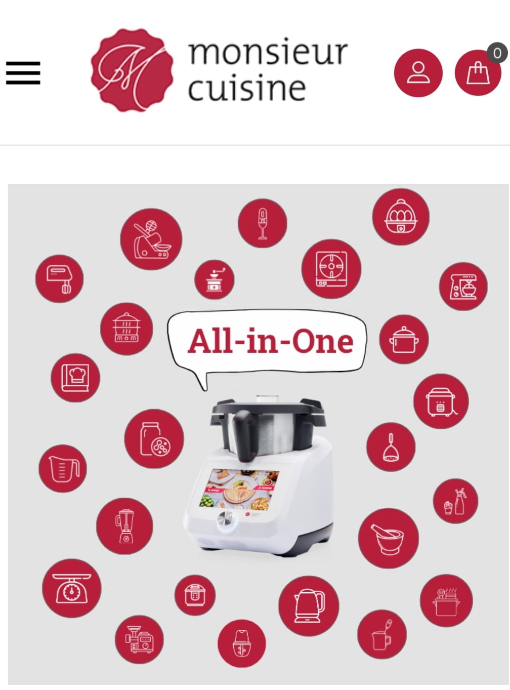 Robot Inteligent de bucătărie SilverCrest Monsieur Cuisine Smart, 1000W, bol 4.5L, WiFi, ecran tactil
