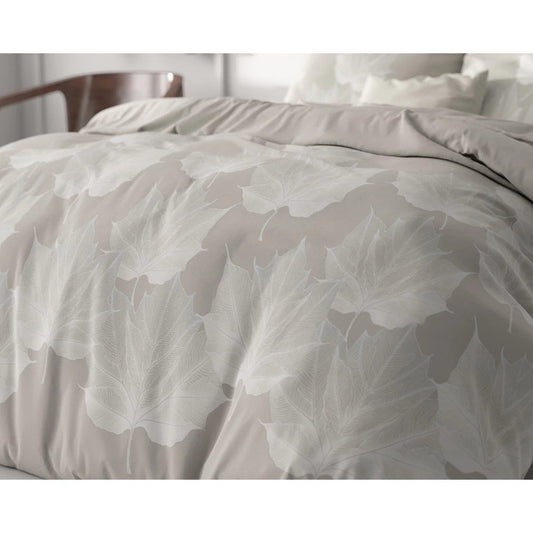 Husa de pilota Sleeptime Classy Lisa Gri 200x220 cm, 2 fete de perna 60x70 cm, microfibra 100%, moale si antialergica, 90 GSM