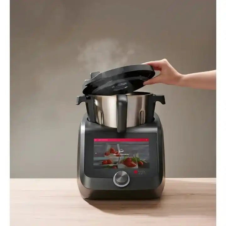Robot de bucătărie SilverCrest Monsieur Cuisine Smart, 1000W, bol 4.5L, WiFi, ecran tactil