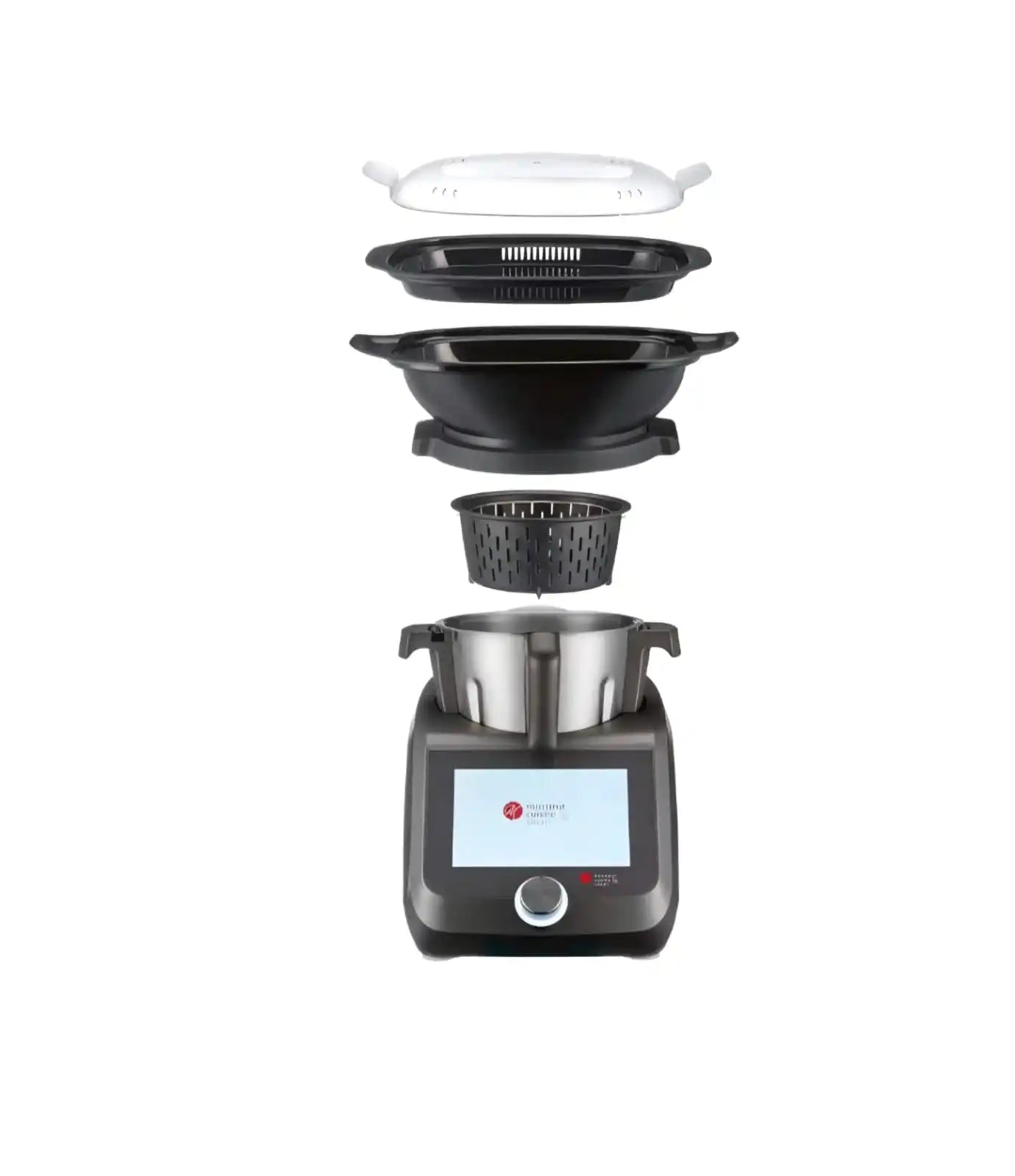 Robot de bucătărie SilverCrest Monsieur Cuisine Smart, 1000W, bol 4.5L, WiFi, ecran tactil