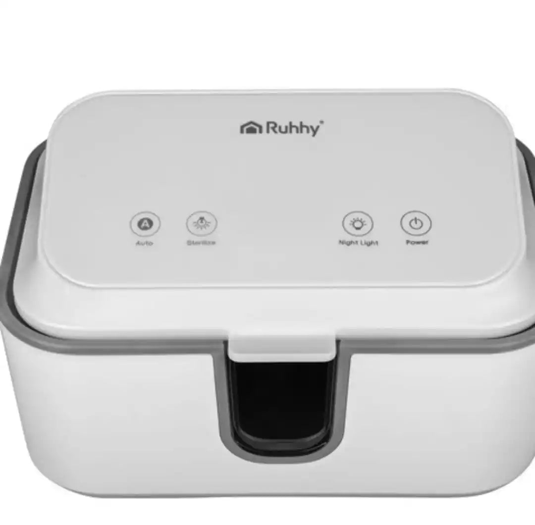 Incalzitor Servetele Umede Ruhhy pentru Bebelusi, 3 Trepte Temperatura, Panou Touch LED, Mentinere Umiditate, Capacitate 80 Servetele, Baza Antiderapanta, Alb