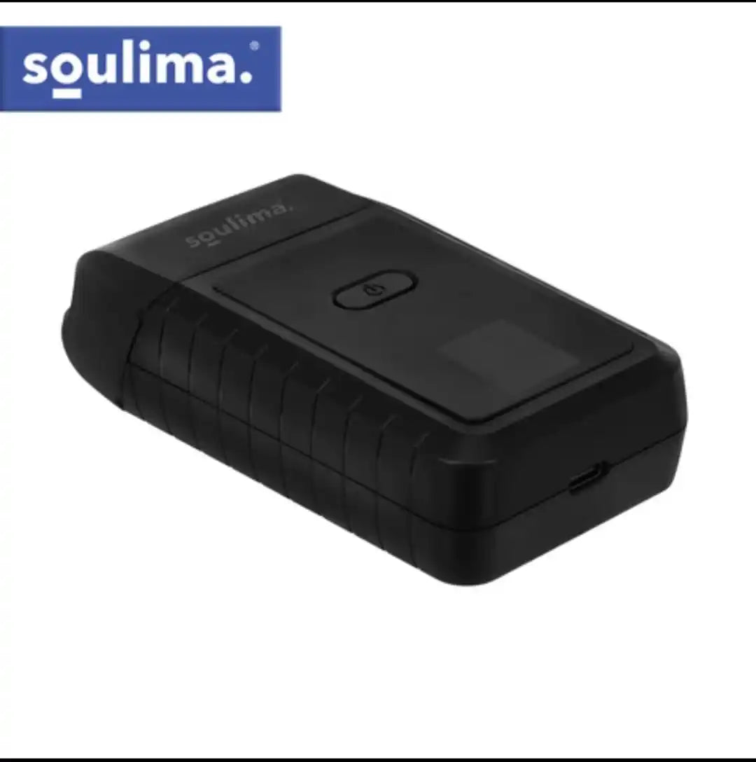 Aparat de Ras Electric Barba Soulima, USB-C, Afisaj LED, 2 Folii + 2 Lame Inox, Trimmer Barba Portabil, IPX4, 60 Min Autonomie, Husa Inclusa