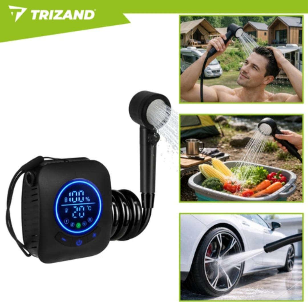 Dus Portabil pentru Camping, 8000mah, Portabil, Ecran LED, Waterproof,