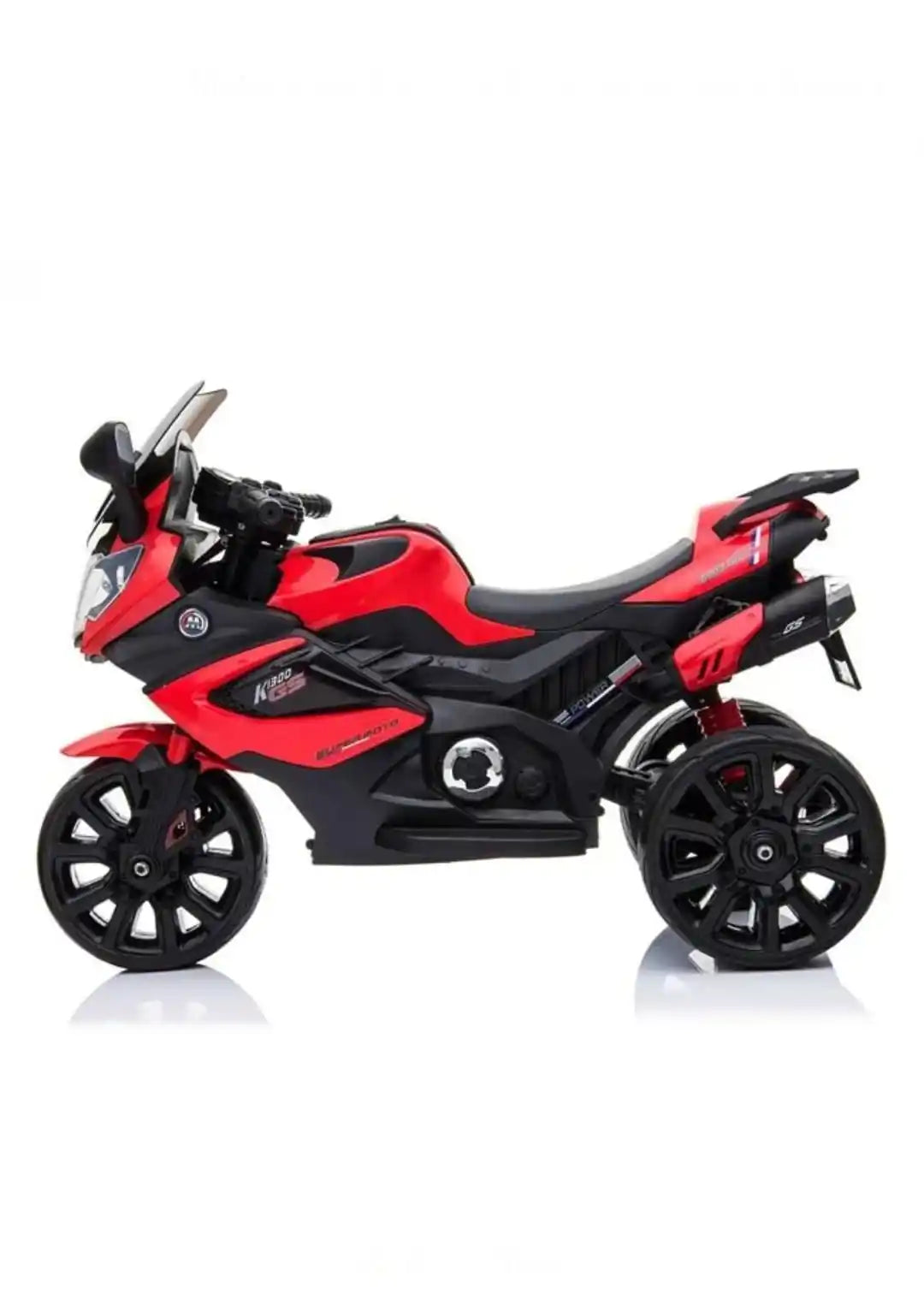 Motocicleta Electrica 6V cu Sunet Rosie Neagra, unisex