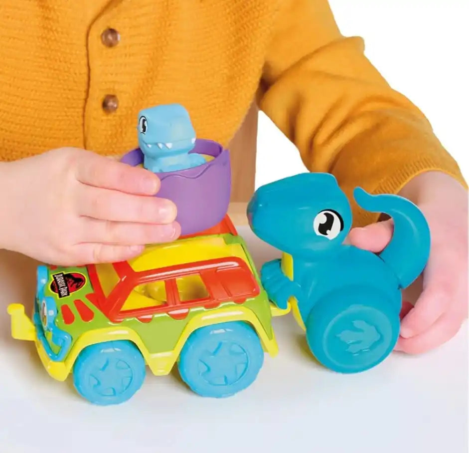 Jucarie interactiva Tomy - Jurassic World, Chase and Roll, Aventura Raptorilor