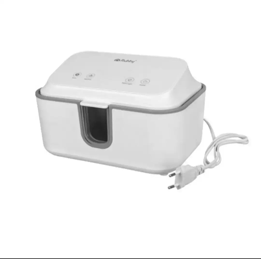Incalzitor Servetele Umede Ruhhy pentru Bebelusi, 3 Trepte Temperatura, Panou Touch LED, Mentinere Umiditate, Capacitate 80 Servetele, Baza Antiderapanta, Alb