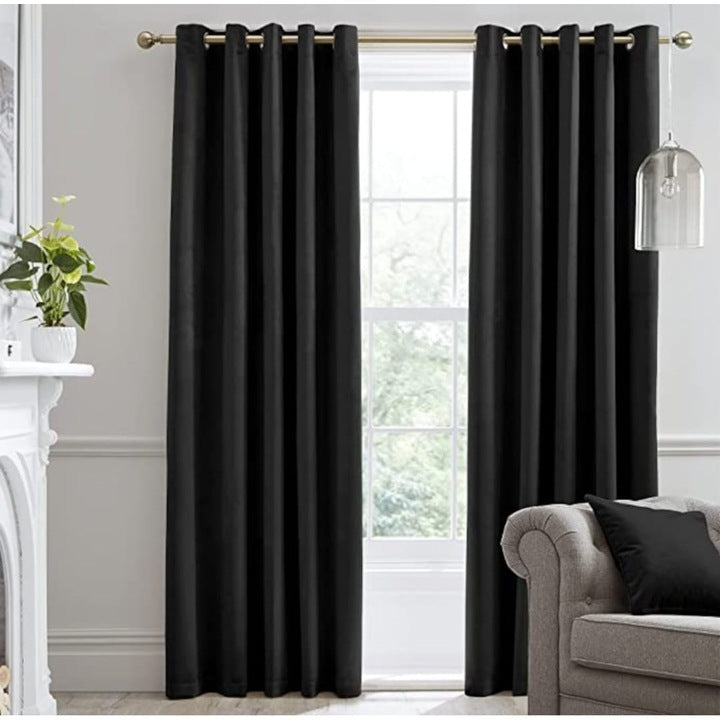 Draperie Premium Opaca neagra, 140x260 cm, pentru living sau dormitor