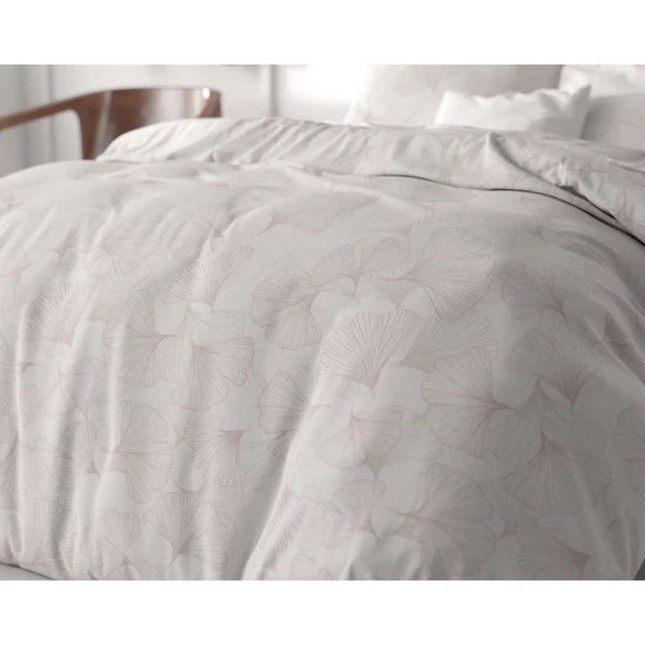 Husa de pilota Sleeptime Classy Dallan Sand 140x200/220 cm, 1 fata de perna 60x70 cm, microfibra 100%, moale, antialergica, culoare bej nisip, 90 GSM