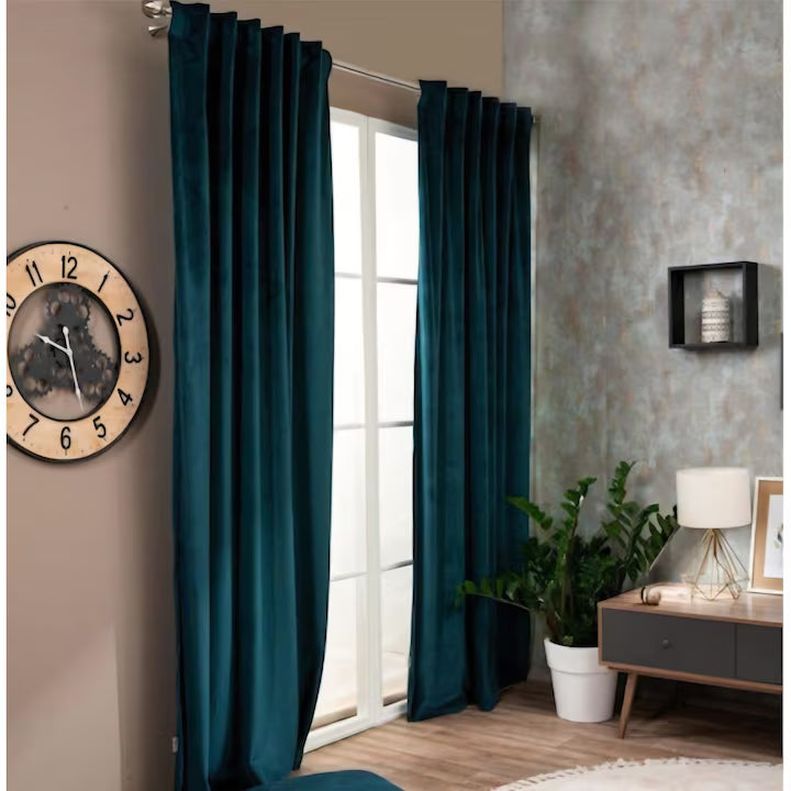 Draperie Premium Opaca, Albastra, 140x260 cm, Material poliester, usor de intretinut
