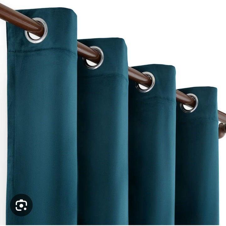 Draperie Premium Opaca, Albastra, 140x260 cm, Material poliester, usor de intretinut