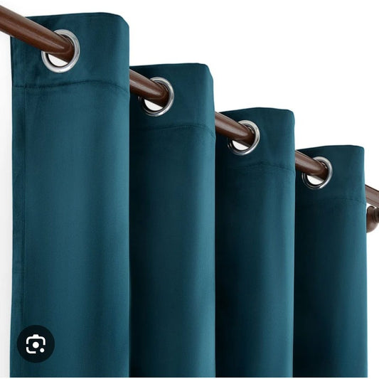 Draperie Premium Opaca, Albastra, 140x260 cm, Material poliester, usor de intretinut
