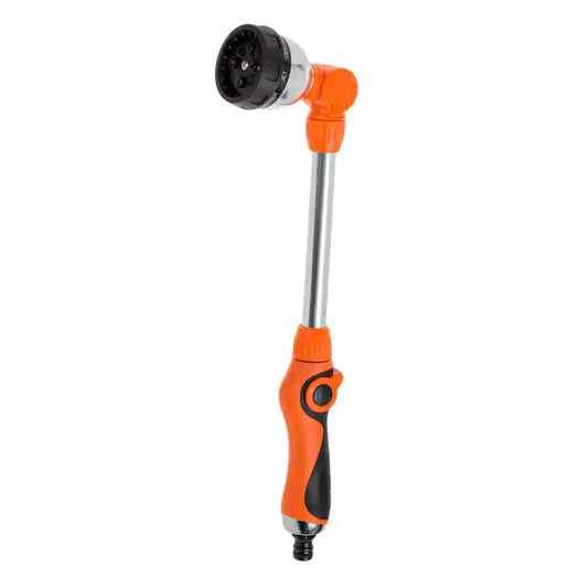 Pistol de stropit, 8 functii, reglare cu buton, rotire 90°, aluminiu, ergonomic