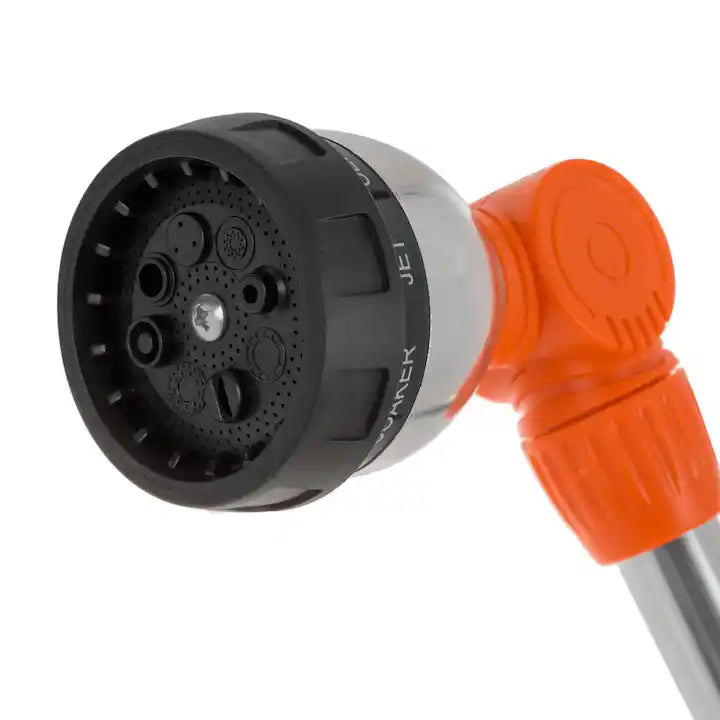 Pistol de stropit, 8 functii, reglare cu buton, rotire 90°, aluminiu, ergonomic