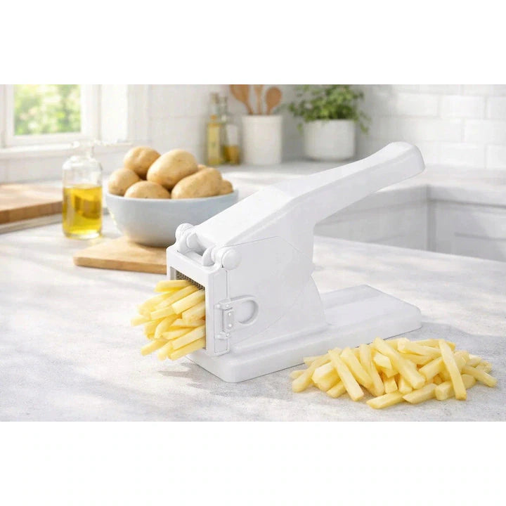 Feliator manual Ideal pentru cartofi pai, lama din inox, design compact