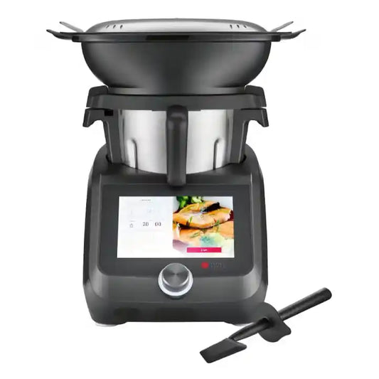 Robot de bucătărie SilverCrest Monsieur Cuisine Smart, 1000W, bol 4.5L, WiFi, ecran tactil