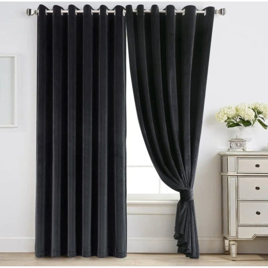 Draperie Premium Opaca neagra, 140x260 cm, pentru living sau dormitor