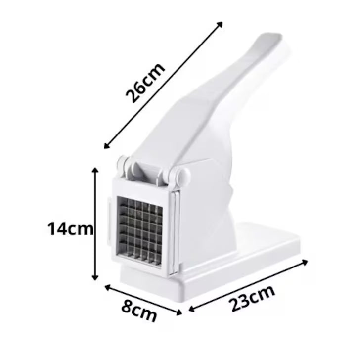Feliator manual Ideal pentru cartofi pai, lama din inox, design compact